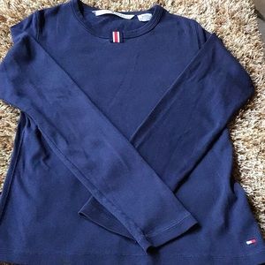Tommy Hilfiger Long Sleeved Navy Top